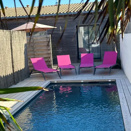 Maison De L'Ocean 100M Des Plages - Piscine Partagee Et Chauffee 2 Chambres