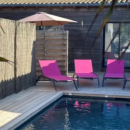 بيت للعطل Maison De L'Ocean 100M Des Plages - Piscine Partagee Et Chauffee 2 Chambres أنجولينز سر مير